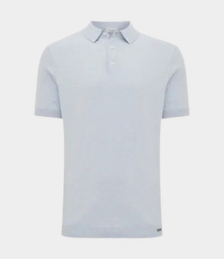 Gentiluomo Polo 3 buttons ss light blue