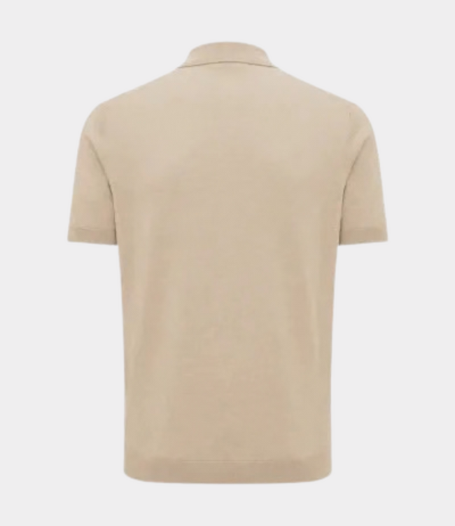 Gentiluomo Polo 3 buttons ss brown