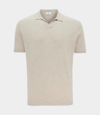 Gentiluomo Polo no buttons ss sand