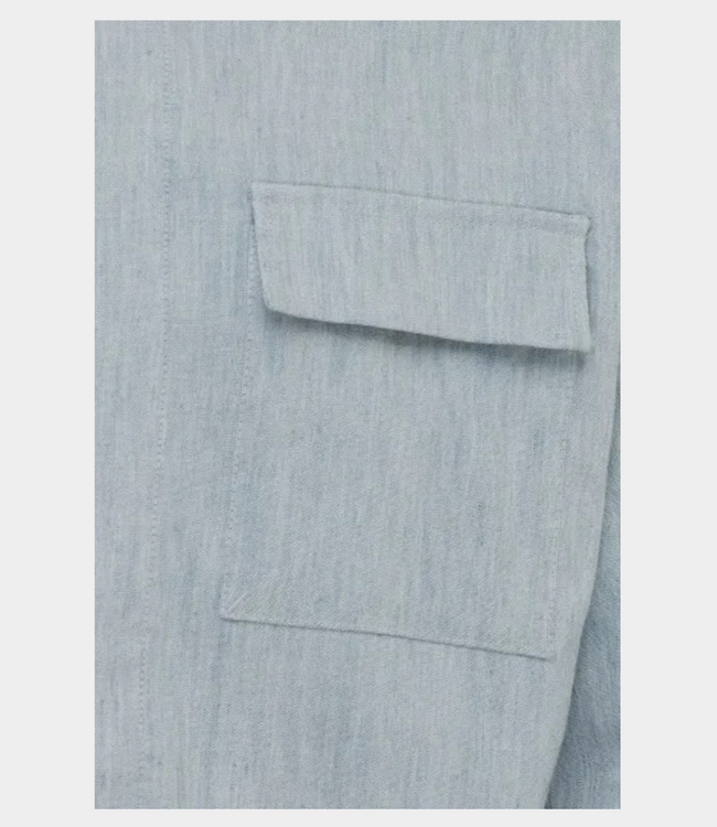 Gentiluomo Treviso shirt jacket light blue