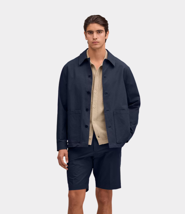 NN.07 Blaze overshirt Navy Blue