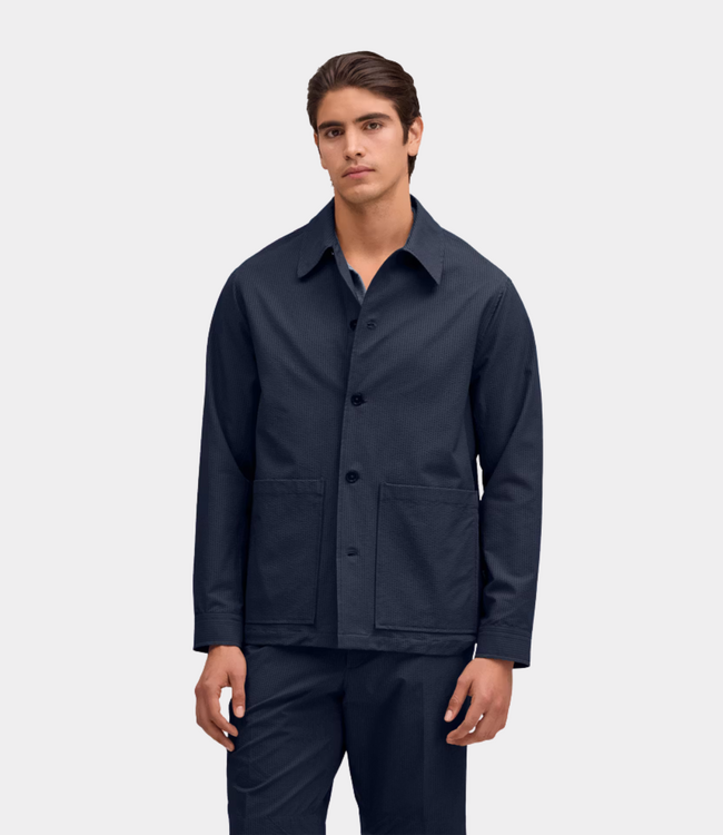 NN.07 Blaze overshirt Navy Blue