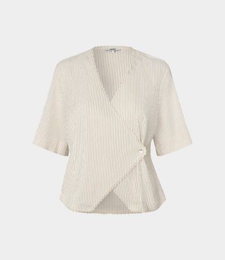 MbyM Felicca-m alita stripe blouse alita red stripe