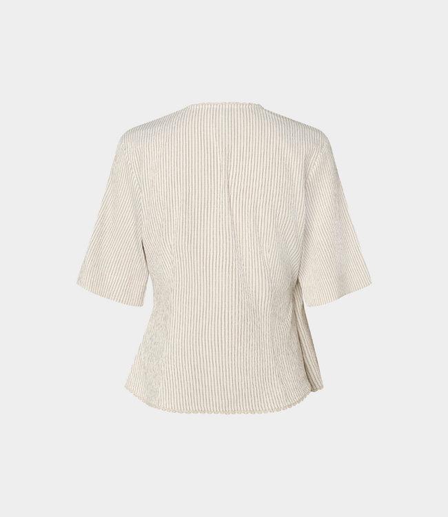 MbyM Felicca-m alita stripe blouse alita red stripe