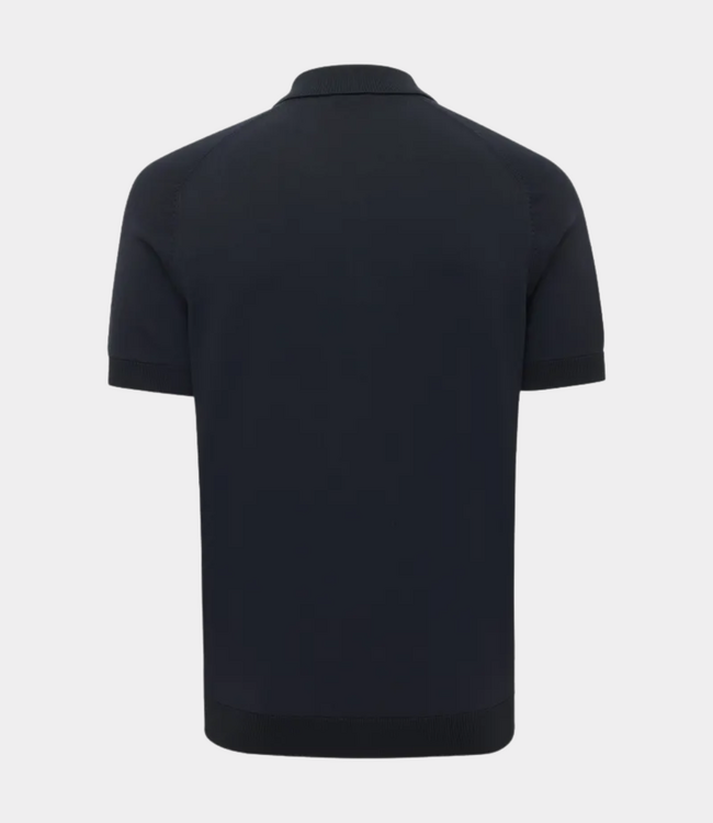 Genti  Polo zip ss navy