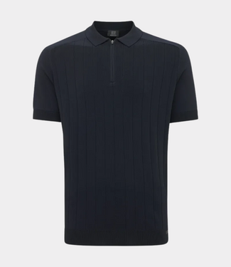 Genti Polo zip ss navy