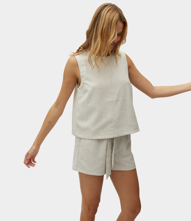 MbyM Tytus-m morella top sand melange