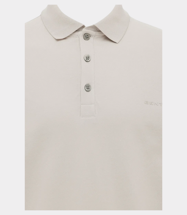 Genti Polo 3 buttons ss beige brown