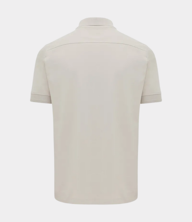 Genti Polo 3 buttons ss beige brown