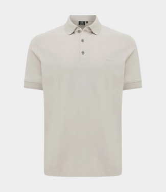 Genti Polo 3 buttons ss beige brown