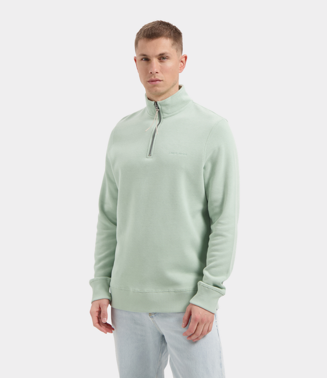 Law of the Sea Mind halfzip sweat jadeite