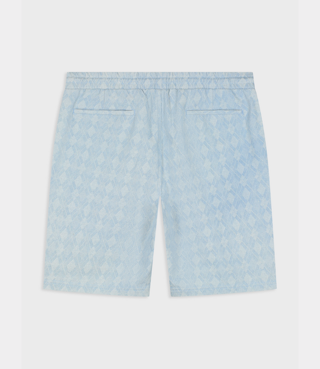 Law of the Sea Lazorn bleached denim short denim blue