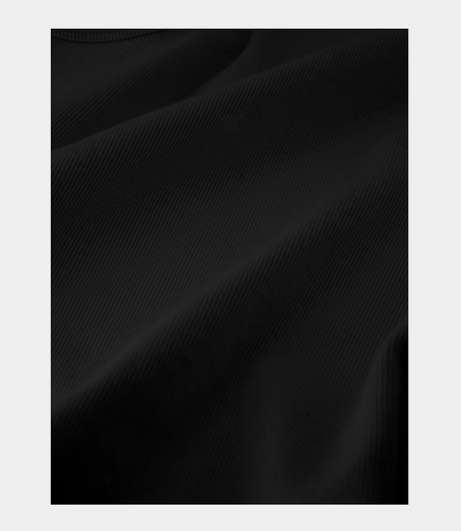 Law of the Sea Loop ribbed tanktop black