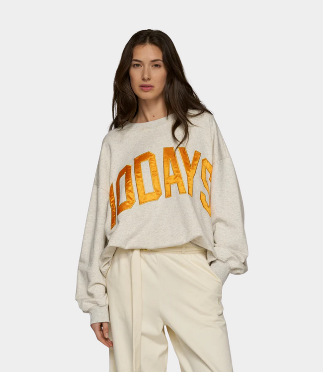 10Days Sweater 10DAYS soft white melee