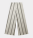 10Days Wide leg jogger stripes soft white melee