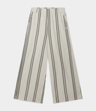 10Days Wide leg jogger stripes soft white melee
