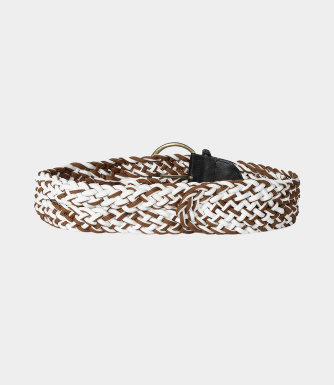10Days Braided belt deep brown