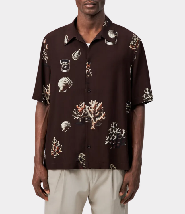 Drykorn Meryn shirt s/s brown