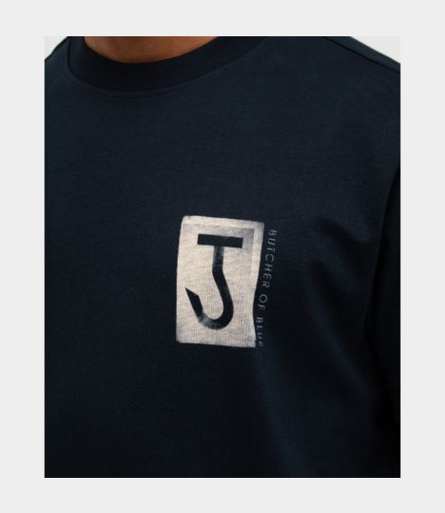 Butcher of Blue Army Cyan Loose Tee Alaska Blue