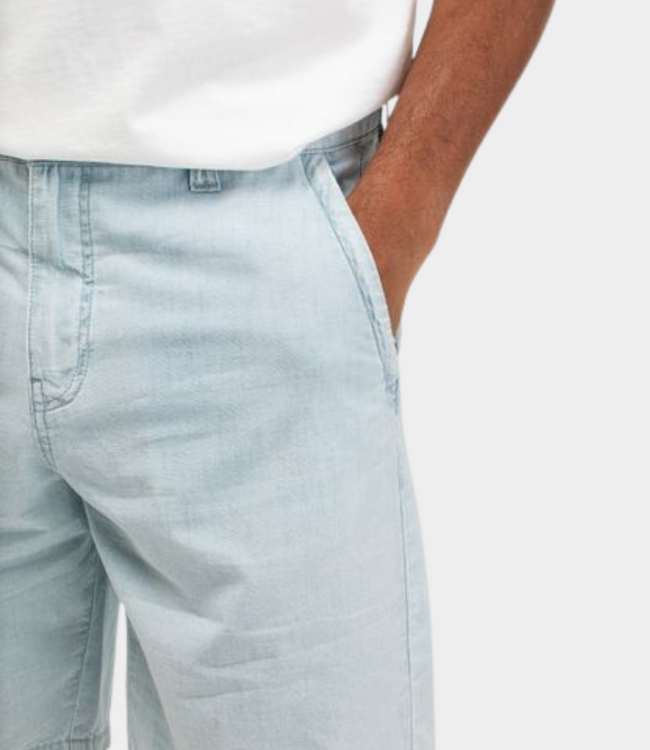 Butcher of Blue Dan Chambray Short Shark Blue