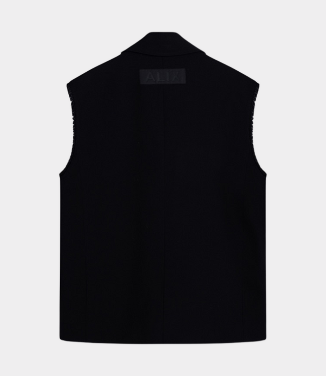 Alix the Label Flowy waistcoat black