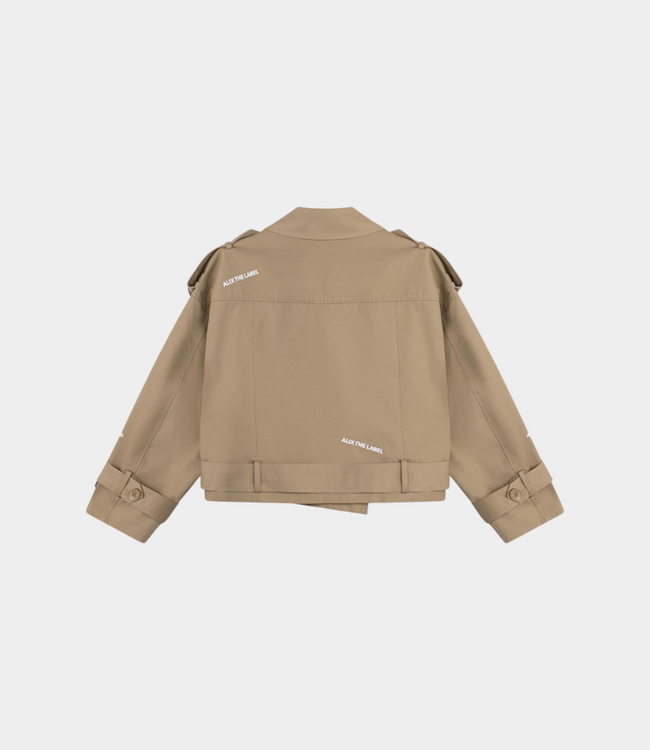 Alix the Label Short alix trench coat camel