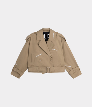 Alix the Label Short alix trench coat camel