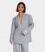 Alix the Label Clean mix blazer soft grey mel