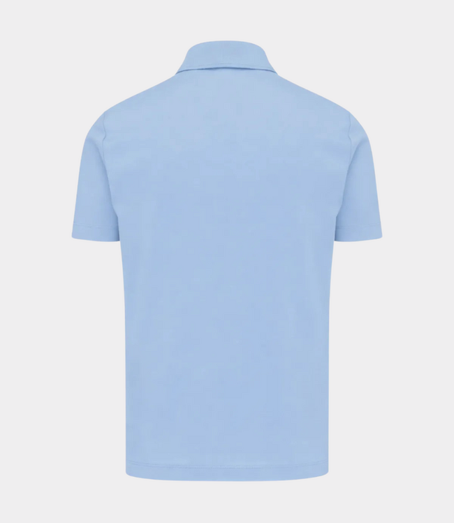Gentiluomo Polo 2 buttons ss light blue