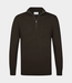 Profuomo Pullover half zip dark brown