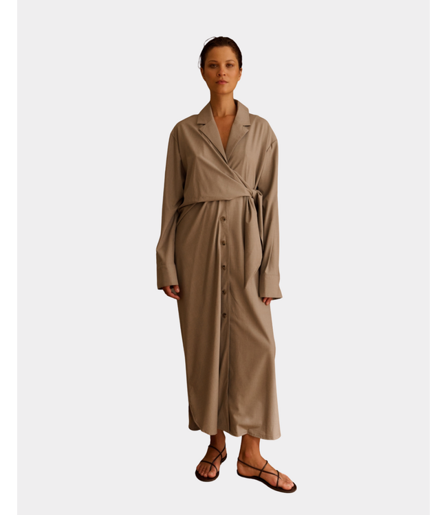 Club L'avenir Darlon'cl dress taupe