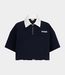 The Lola Club Millie polo tee navy