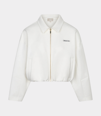 The Lola Club Millie zip trough crispy white