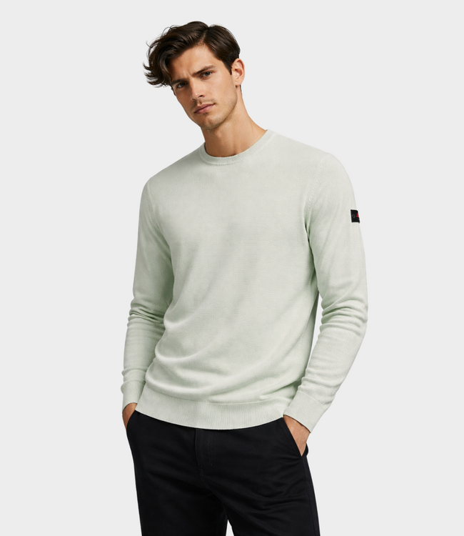 Peuterey Ganna crewneck knit mint