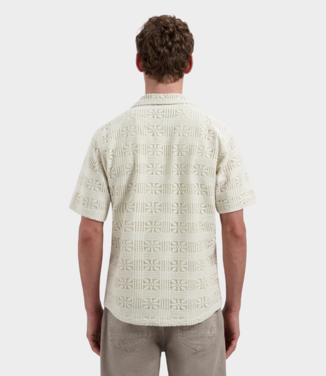 Dstrezzed DS_Luca Resort Shirt Silver Birch