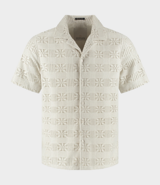 Dstrezzed DS_Luca Resort Shirt Silver Birch