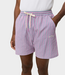 Les Deux stan stripe seersucker swim shorts crocus pink