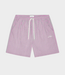 Les Deux stan stripe seersucker swim shorts crocus pink