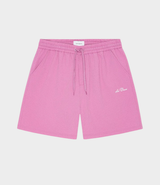 Les Deux stan seersucker swim shorts crocus pink