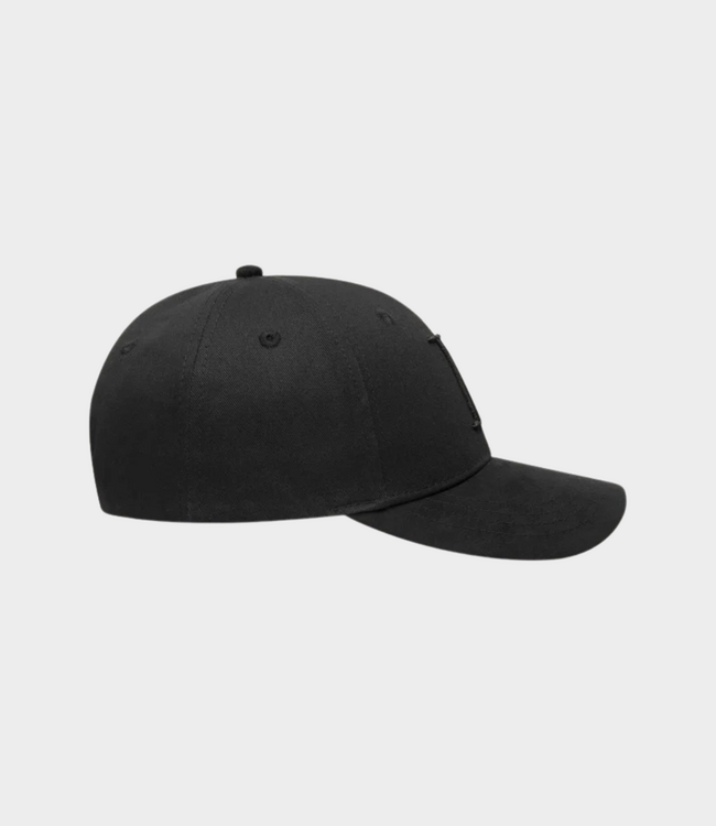 Les Deux Baseball Cap Suede II black