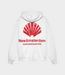 New Amsterdam Logo hoodie ash/poppy red