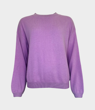 TWNS Long puffed sleeves jumper lilas