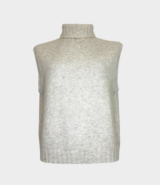 TWNS Fort collins turtleneck jumper mottled beige