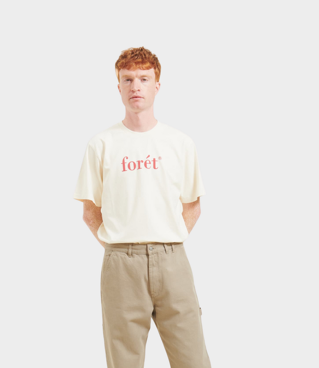 Foret amber t-shirt cloud/vintage red
