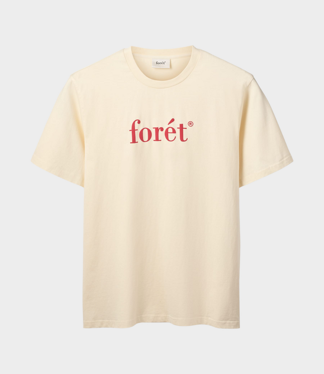 Foret amber t-shirt cloud/vintage red