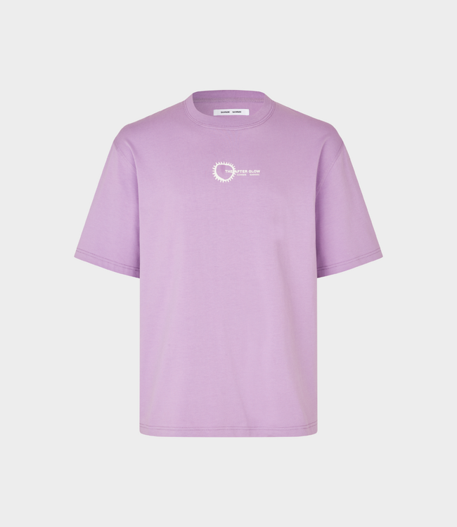 Samsoe Samsoe Sasteven t-shirt orchid spiral