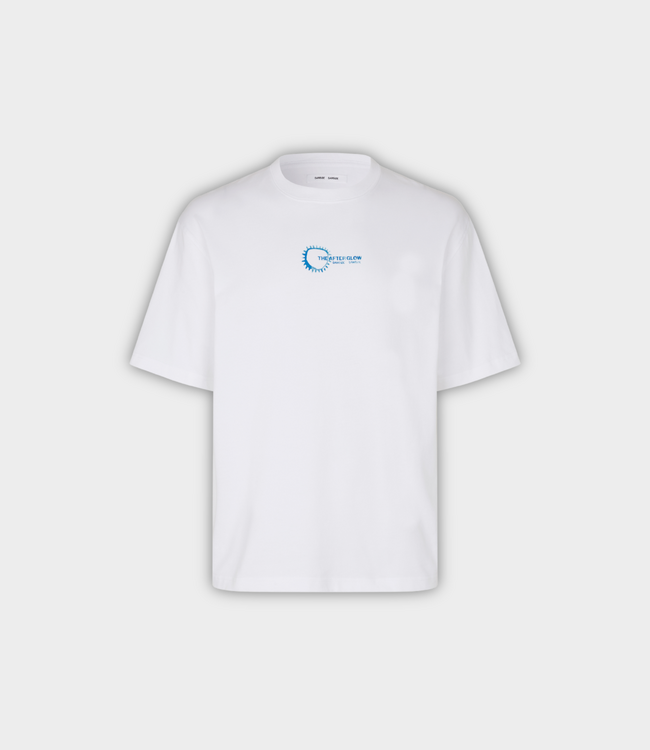 Samsoe Samsoe Sasteven t-shirt blue spiral