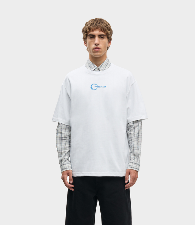 Samsoe Samsoe Sasteven t-shirt blue spiral