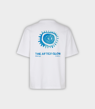 Samsoe Samsoe Sasteven t-shirt blue spiral