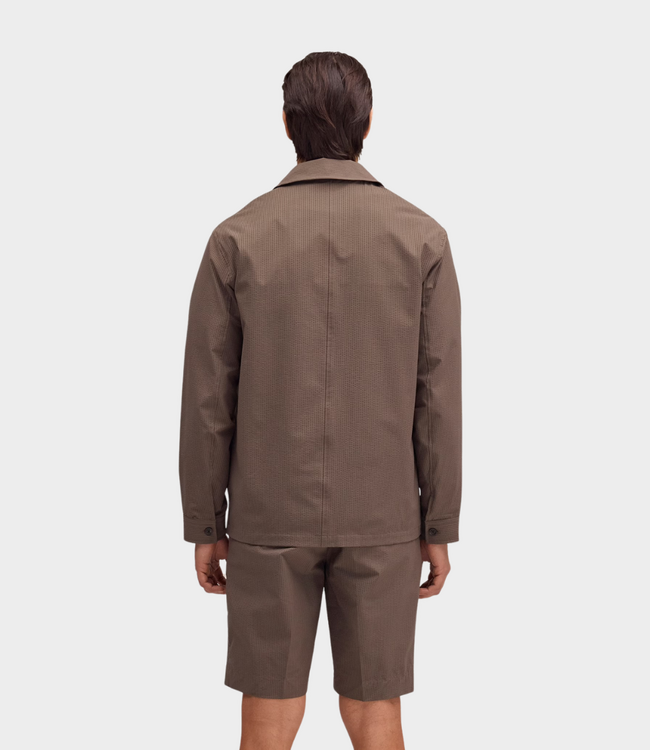 NN.07 Blaze Overshirt Mable Husk – Men’s Seersucker Overshirt | Newstyle